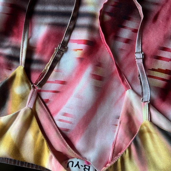 NWT B-YU -  Flowy Crop Tank Top - Size M - Made in Italy - Picture 9 of 13